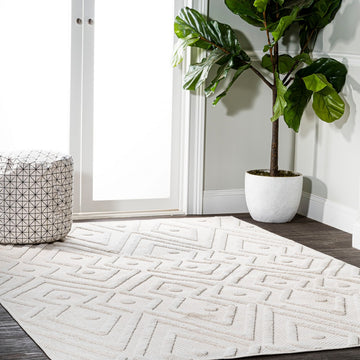 Balansat Moroccan Diamond Indoor/outdoor Area Rug